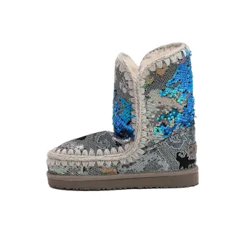 K.D.KENAZ Snow Boots Women's Royal Blue