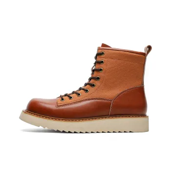 WEISHIBANGWEI Ankle Boots Men's Brown