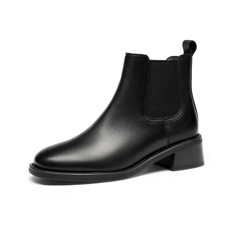 GOLDLION Short Chelsea Boots 4.5cm Women's Black-1