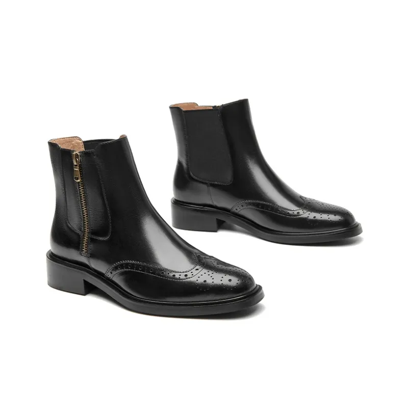 Beau Today Soft-Soled Buffalo Leather Chelsea Boots 3.6cm Women's-15