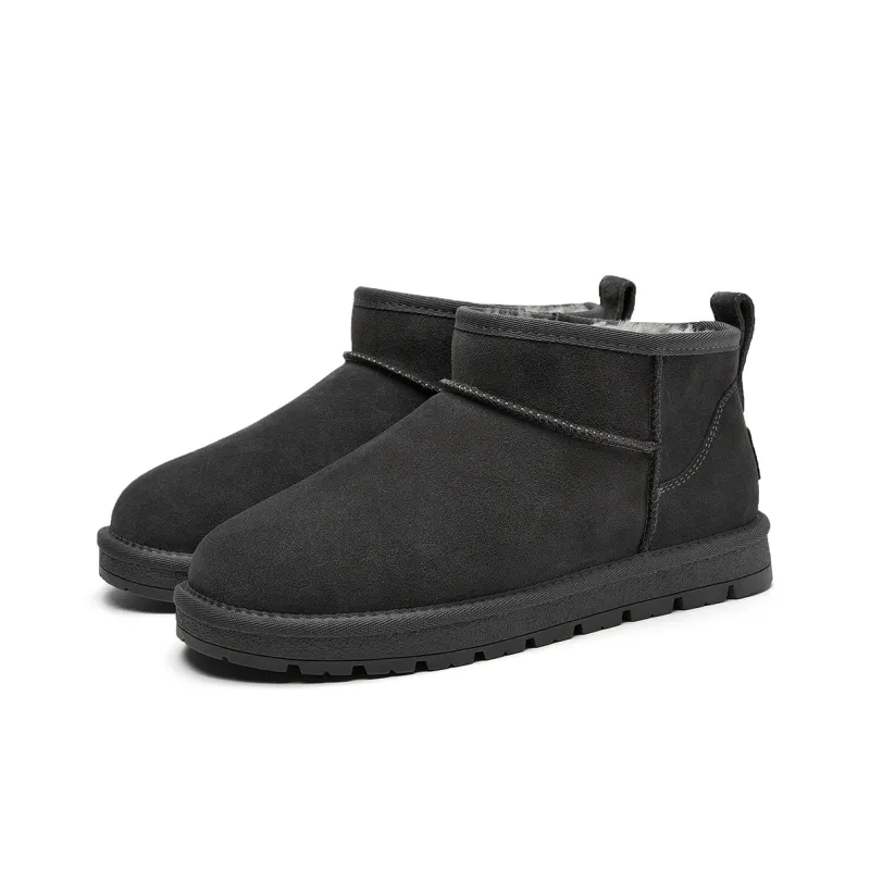 HLA Snow Boots Men Gray/Earth Yellow-1