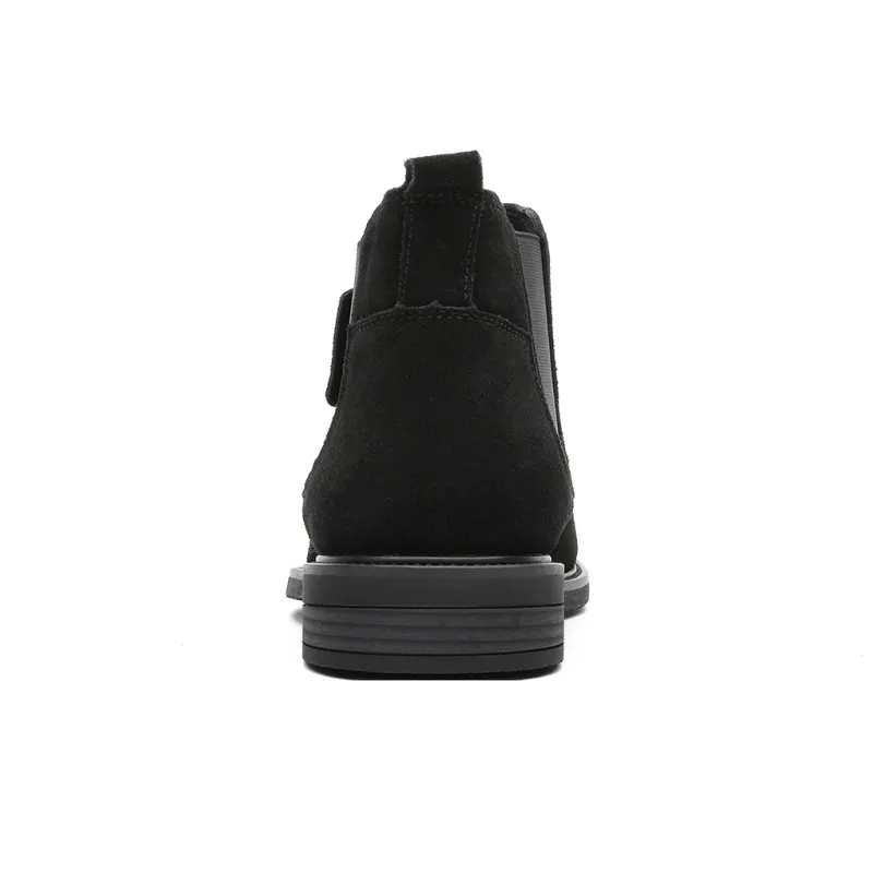PLO CART Short Chelsea Boots Men's Black-4