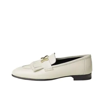 HERMES Royal Loafers Women's Beige