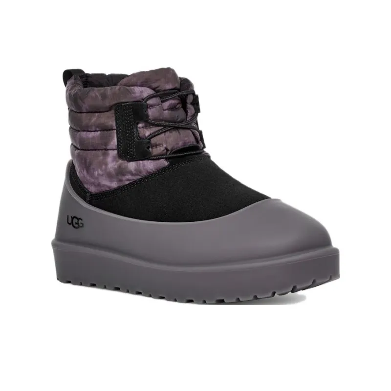 UGG Classic Mini Lace Wea Smokescreen Boot Black-2