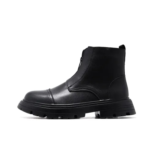 Chi Wolf Ankle Boots Men's Black
