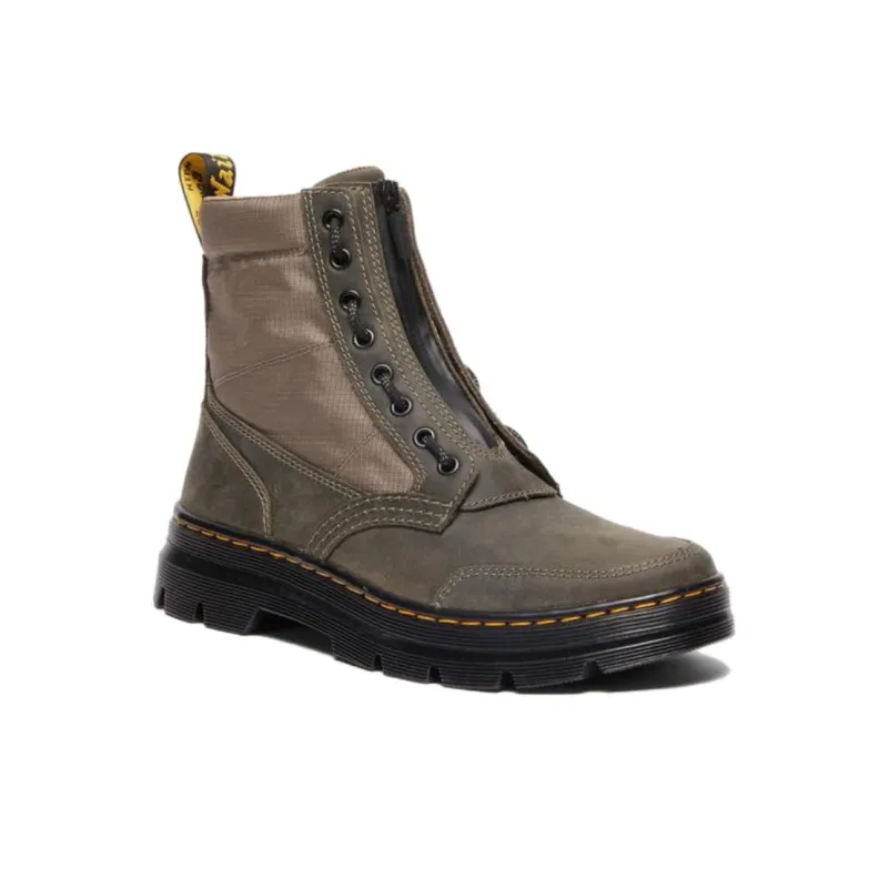Dr.Martens Short Martin Boot Unisex Khaki Olive Green-1