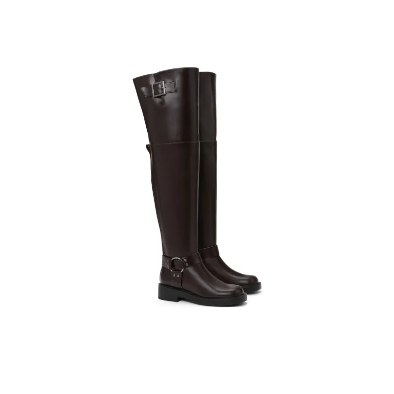 CHARLES&KEITH Over-the-knee Boots 4cm Women's-4
