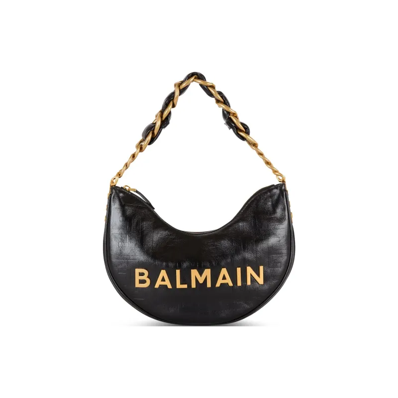 BALMAIN 1945 Soft Moon Shoulder Bag-0