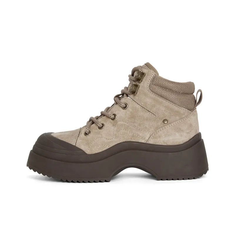 PT'SON Wasteland Style Versatile Fashion Trend Short Martin Boot Women's-5