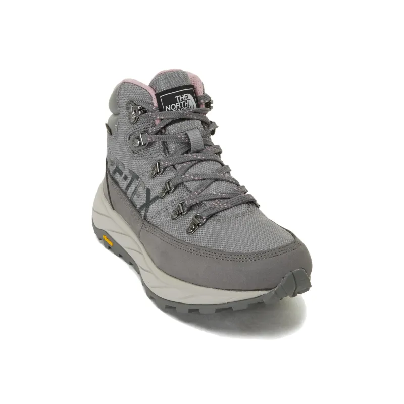 THE NORTH FACE Challenger Anti Slip Wear Resistant Mid Top Hiking Shoes Men's Gray-2