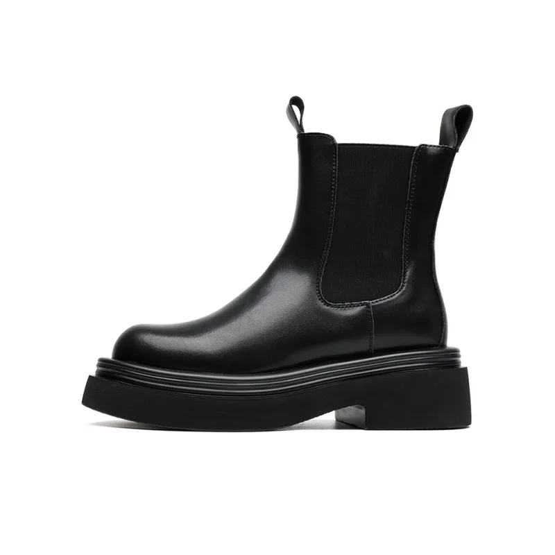 GZZ Crew Chelsea Boots Men's Black-0