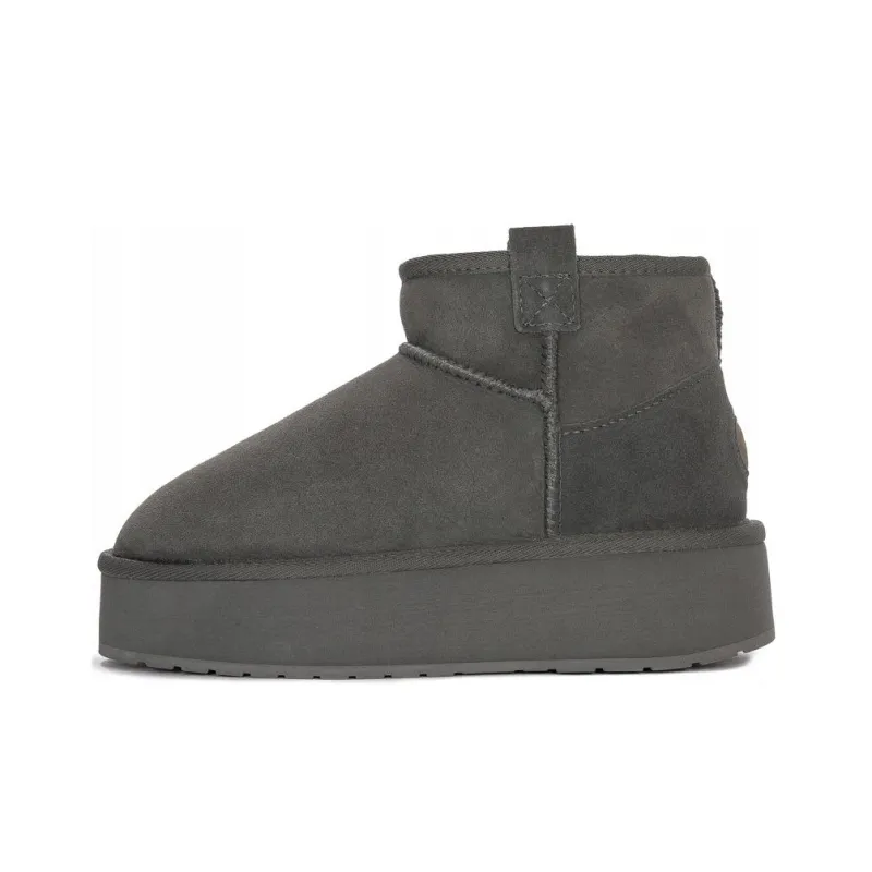 EMU Australia Short Snow Boots Women's Charcoal Gray-0