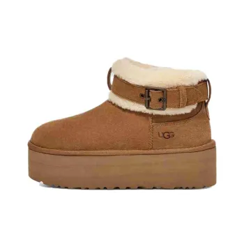 UGG Ultra Mini Belted Roller Boot Chestnut Women's