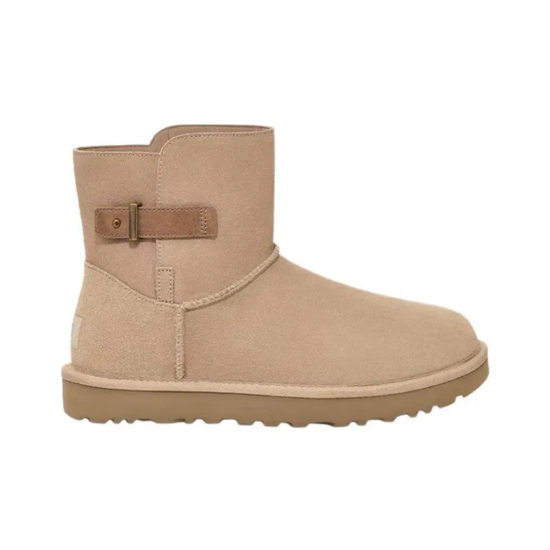 UGG Short Snow Boots Unisex Sand-1