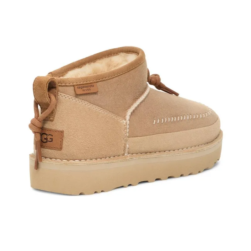 UGG Ultra Mini Crafted Regenerate 'Sand' Women's-3