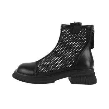 DAPHNE Ankle Boots Women's Black/White