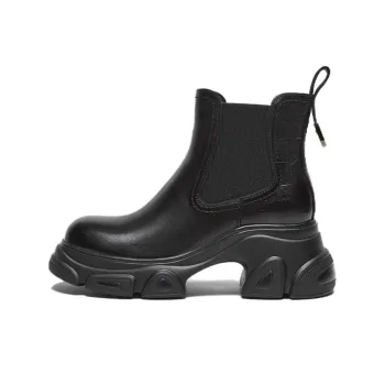BASTO Short Chelsea Boots Women's Black