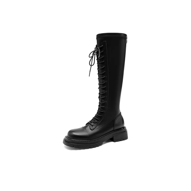 ZHR Knee-high Boots 4.5cm Women's-1