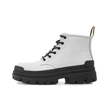 CAT Martin Boots Unisex White/Black