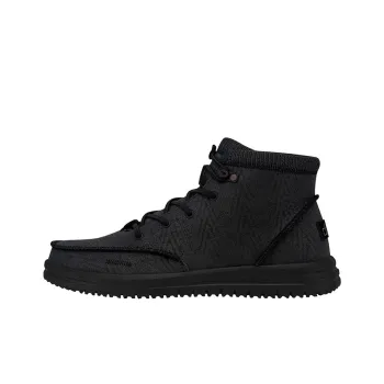 Heydude Ankle Boots Men Black Obsidian Ink