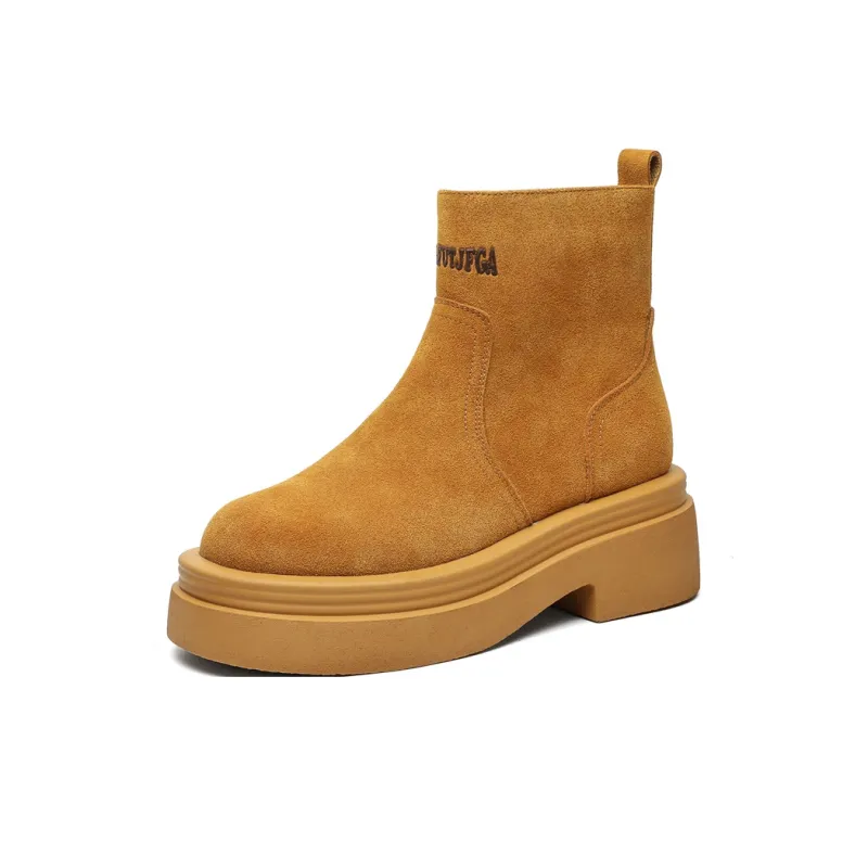 Chi Wolf Ankle Boots Men Yellow/Black-1