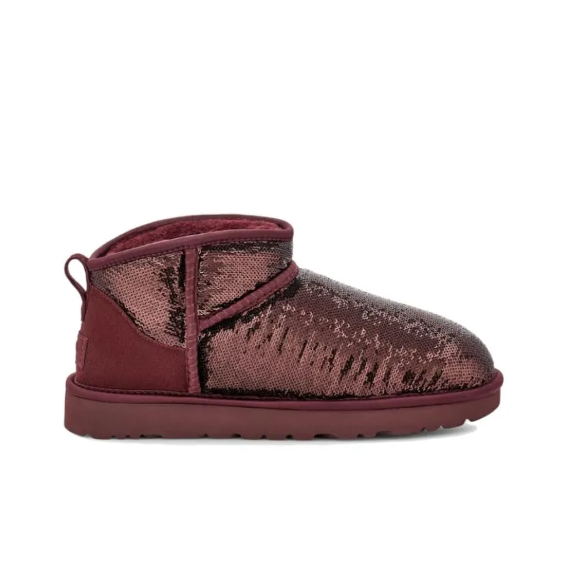 UGG Classic Ultra Mini Boot Mirror Ball Wild Grape Women's-1