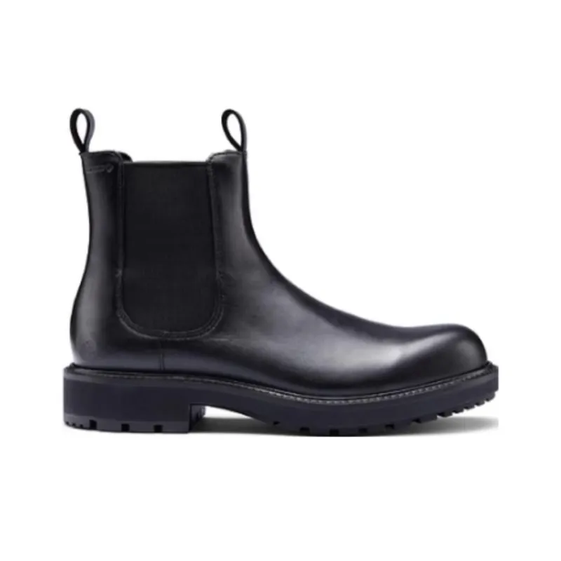 Ecco Short Chelsea Boots Men's Black-1