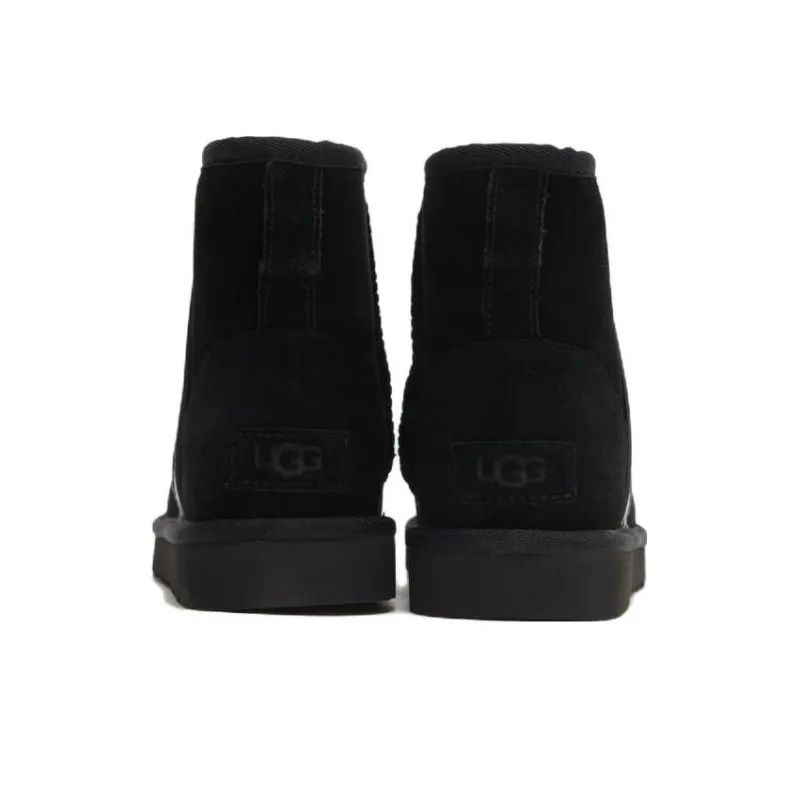 UGG Classic Mini Ii Boot Side Logo Black Women's-2