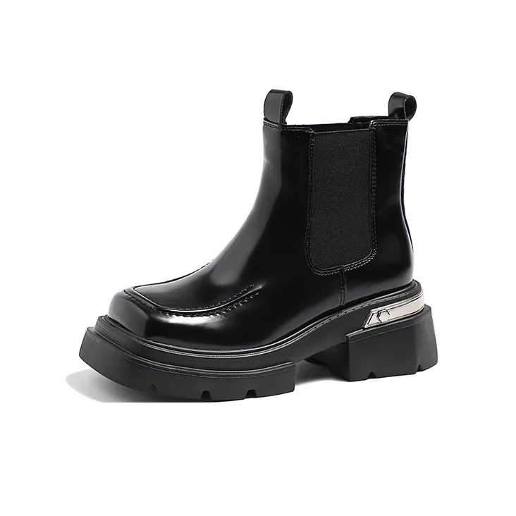 MIS. DANNY Short Chelsea Boots 6cm Women's Black-1