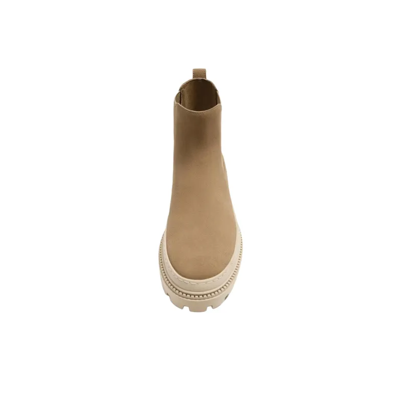 ZARA Short Chelsea Boots Men's Sandy Brown-3