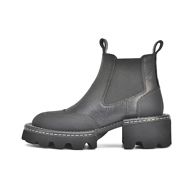 MOONIIEE Short Chelsea Boots Women's-2