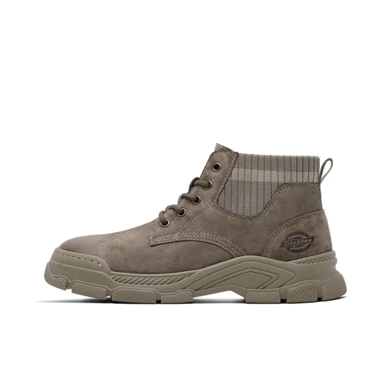 Dickies Breathable Wear Resistant Slip Resistant Short Outdoor Boots Men's Camel-0