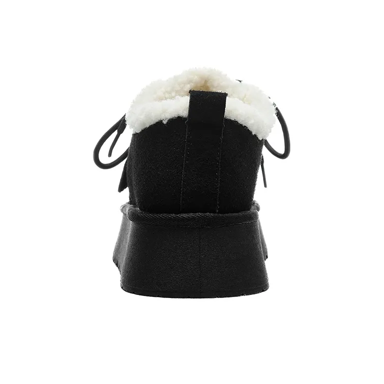 Warrior Ankle Length Snow Boots Women's Black-3