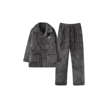 Maultiay Pajama Set Men's Charcoal Gray