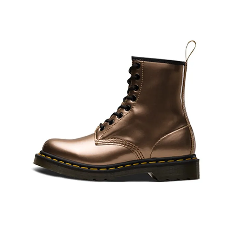 Dr. Martens Vegan 1460 Metallic Chrome 'Rose Gold' Women's-0