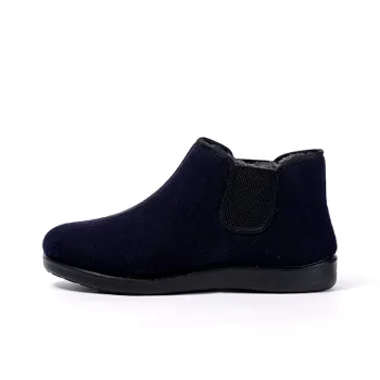 Old Meihua Ankle Length Chelsea Boots Men's Blue