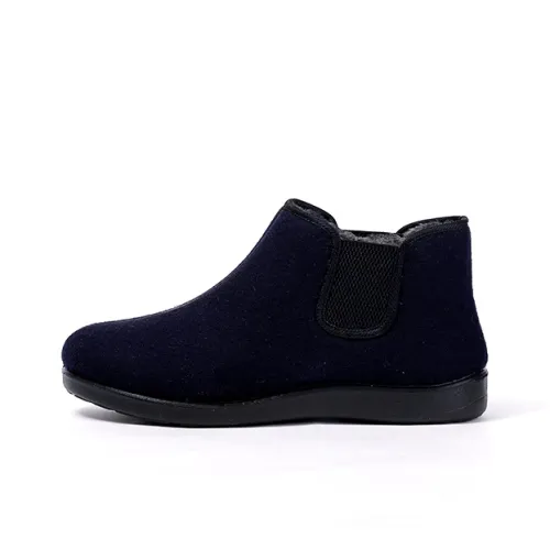 Old Meihua Ankle Length Chelsea Boots Men's Blue