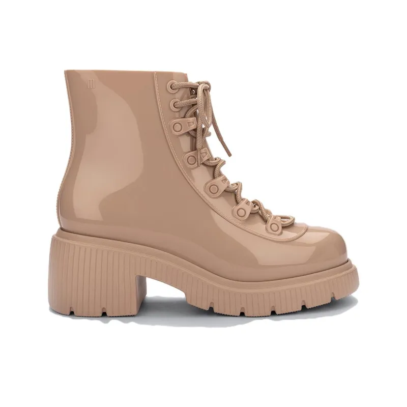MELISSA Ankle Boots Martin Boots Women's Green Beige Burgundy-5