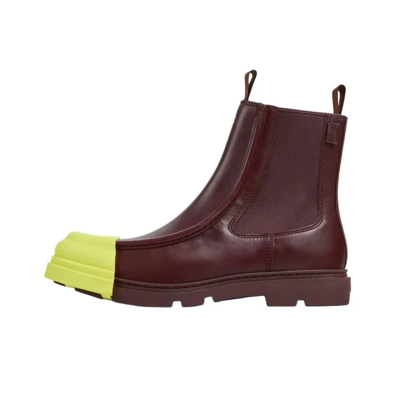 CAMPER Short Chelsea Boots Men's Red-0