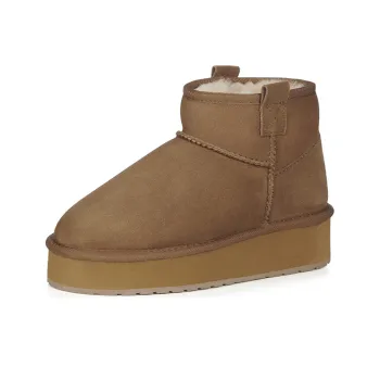 EMU Australia Short Snow Boots Women's Autumn Chestnut