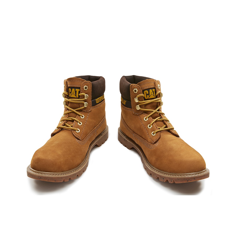 CAT Colorado Series Outdoor Boots Unisex Dark Brown - POIZON