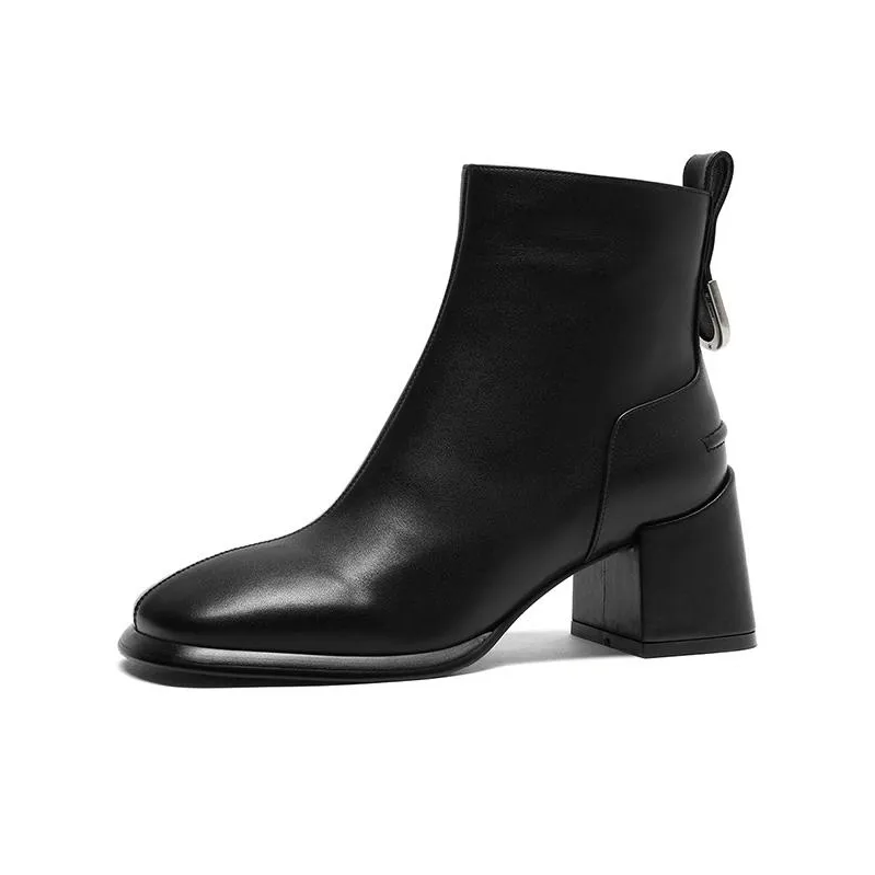 Satchi Ankle Boots 7cm Women's Black-0