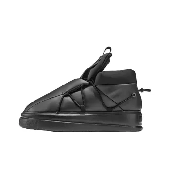 NORVINCY Warm And Wear Resistant Ankle Length Snow Boots Unisex Black