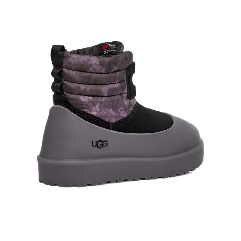 UGG Classic Mini Lace Wea Smokescreen Boot Black-3