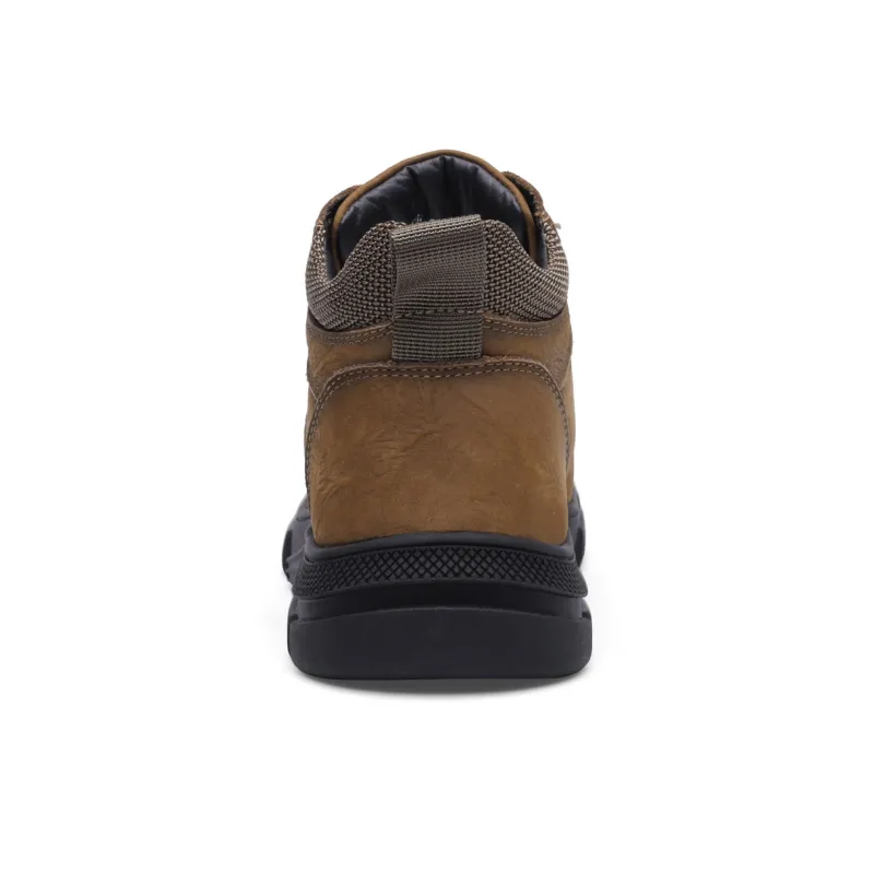 Strongman 3515 Men's Shoes Winter Warm Full Wool Outdoor Hiking Shoes Slip-Resistant Insulated Shoe-9