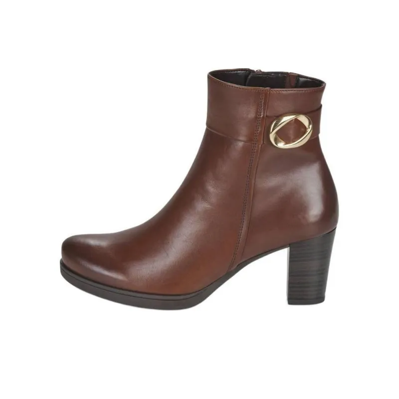 Gabor Ankle Boots 7cm Women's Russet-0