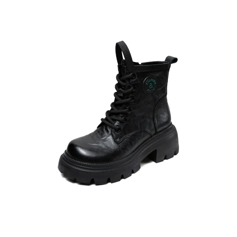 Devanro Short Martin Boot 6.0cm Women's-0