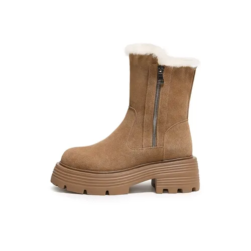 CAMEL Warm And Water-Resistant Snow Boots Women's