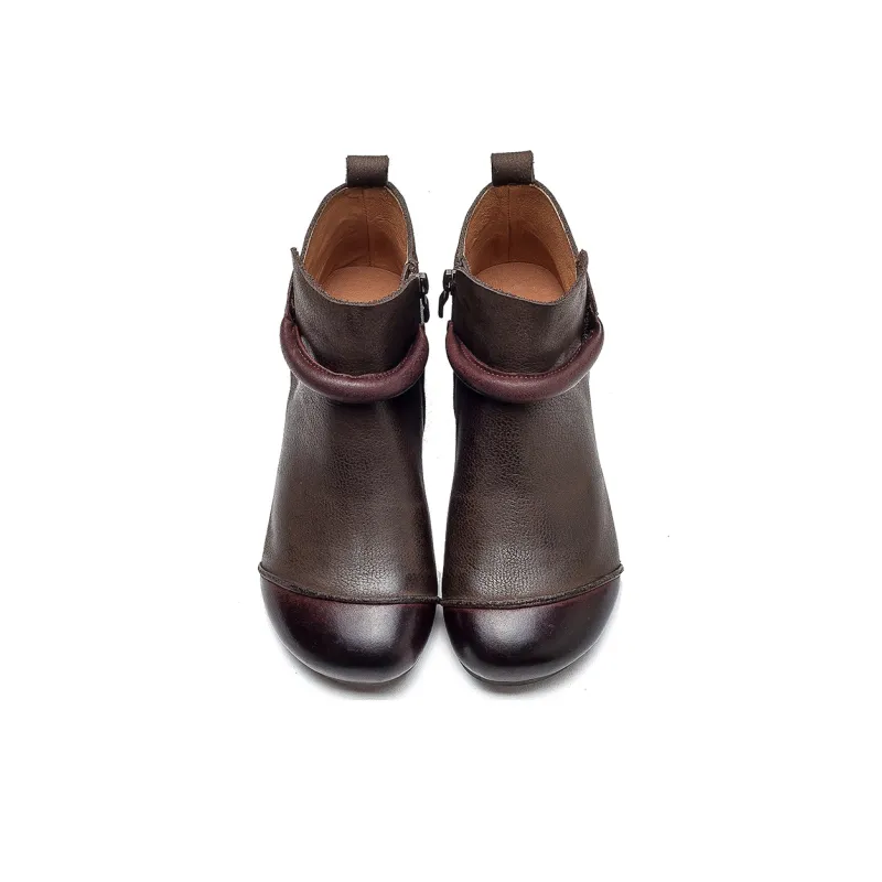 Jay Ankle Boots Women's Gray/Coffee-2