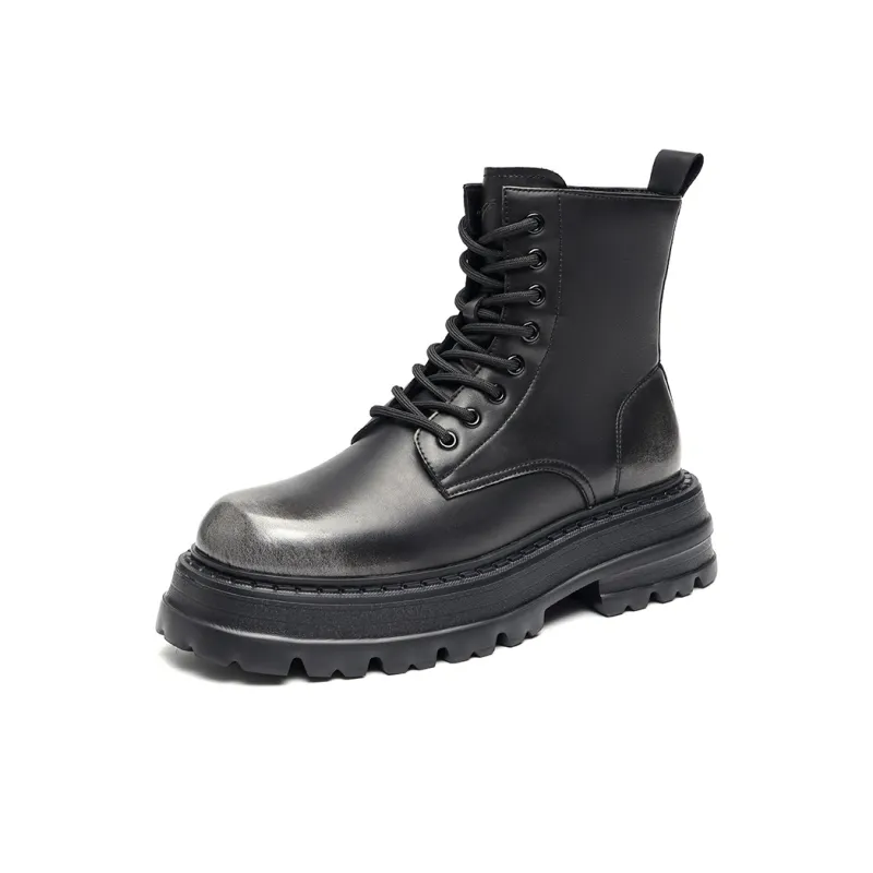TRUMPPIPE Short Martin Boot Men's Black-6